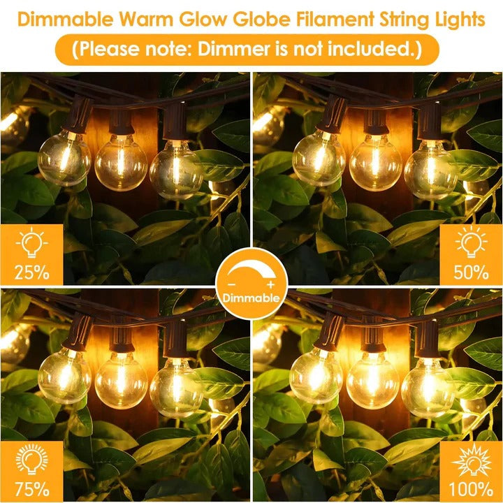 Skorter | Outdoor LED Bulb String Lights for Home and Events