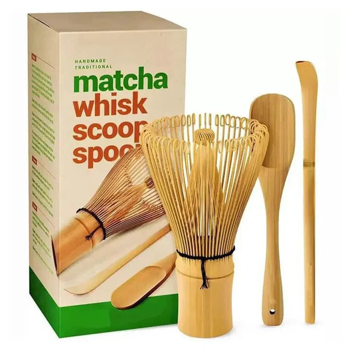 Skorter | Complete Matcha Tea Set of 3 for Authentic Preparation