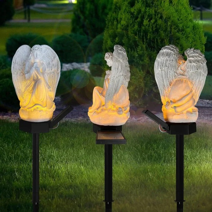 Skorter | Decorative Solar Angel Garden Lamp with LED Illumination