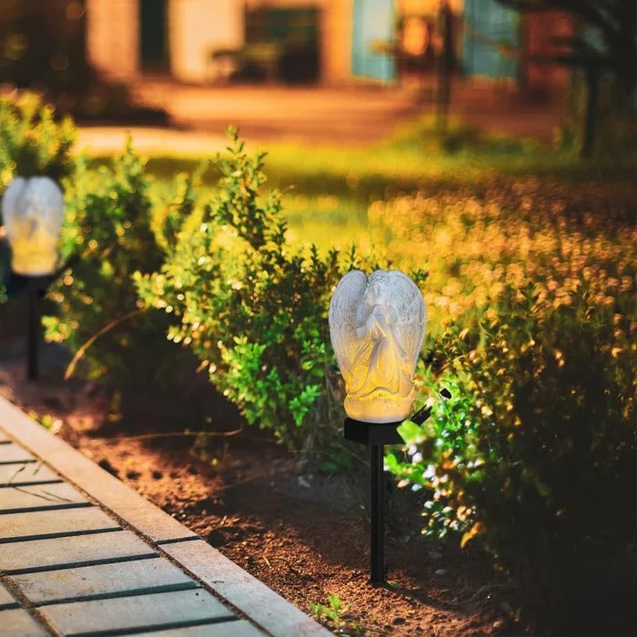 Skorter | Decorative Solar Angel Garden Lamp with LED Illumination
