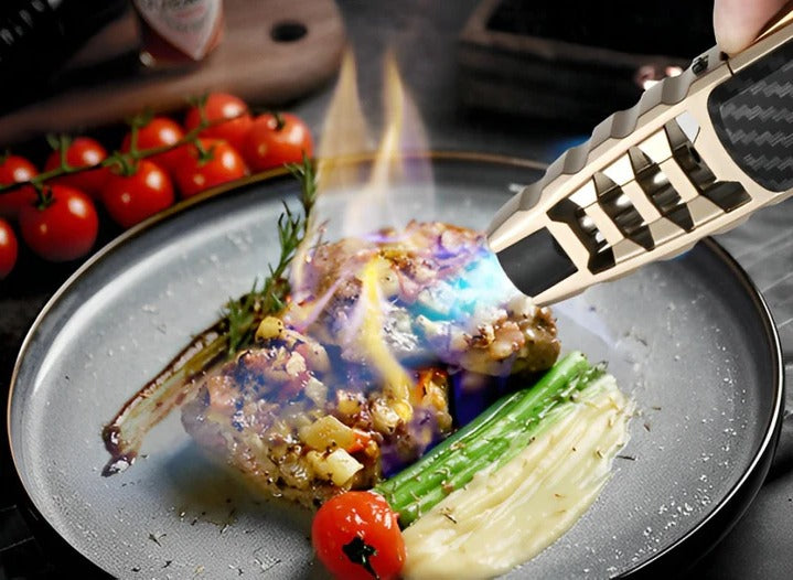 Skorter | Adjustable Flame Torch Lighter – Blue Flame for Kitchen & Outdoor Use