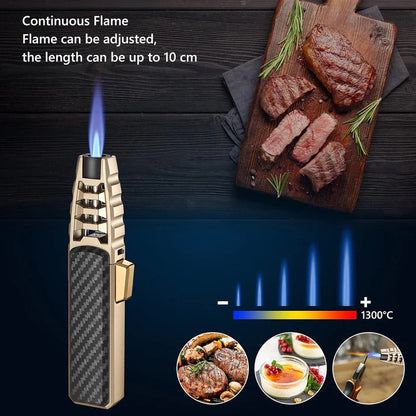 Skorter | Adjustable Flame Torch Lighter – Blue Flame for Kitchen & Outdoor Use