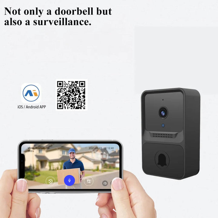 Skorter | Door Bells Wireless Chime With Top Rated Camera Microphone Speaker