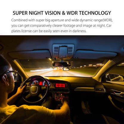 Skorter | Wireless Dashboard Camera for Vehicle Car Front and Rear Double