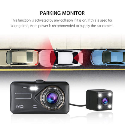 Skorter | Wireless Dashboard Camera for Vehicle Car Front and Rear Double