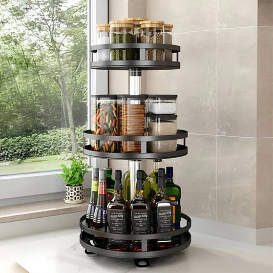 Skorter | 3 Tier Swivel Metal Organizer