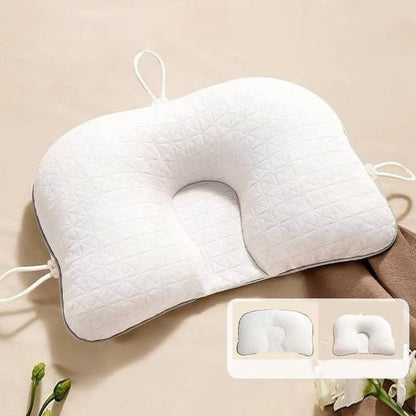 Skorter | Baby Pillow with Memory Foam and Cotton Cover, Portable Infant Support Cushion