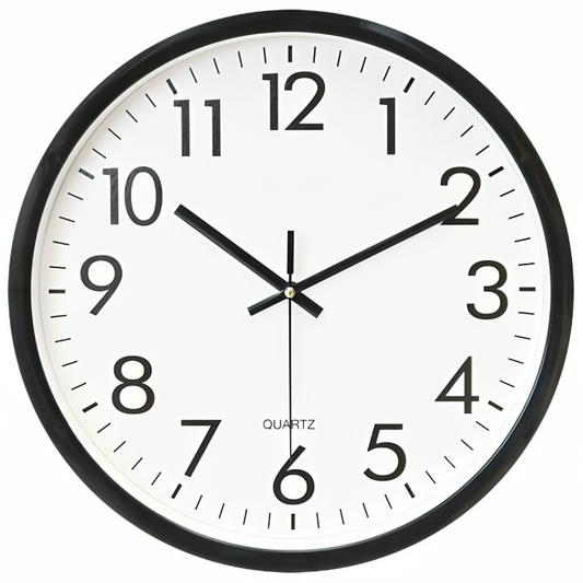 Skorter | Timeless Elegant Atomic Wall Clock – Precision Timekeeping, Indoor & Outdoor Use, 34cm