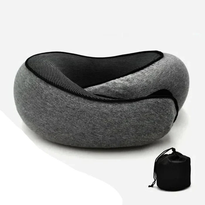 Skorter | Snail Style Memory Foam, Travel Curved Neck Pillow