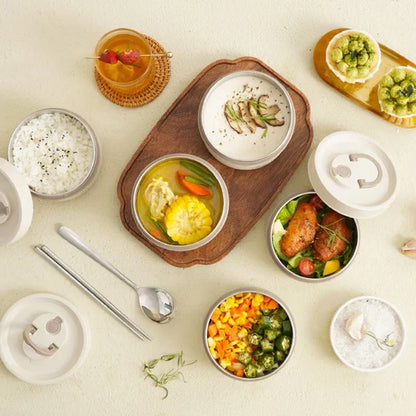 Skorter | EcoLunch – Insulated Lunchbox for Fresh Meals On-the-Go | Keeps Food Hot or Cold for Hours