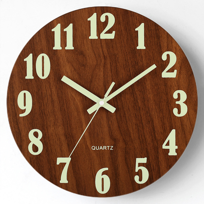 Skorter | Nightlight Wooden Wall Clock