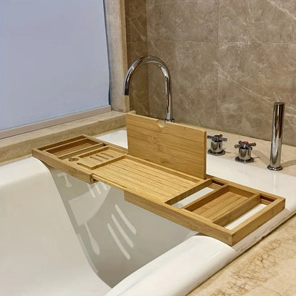 Skorter | Bamboo Bathtub Tray