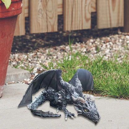 Skorter | Crouching Dragon Guardian Statue