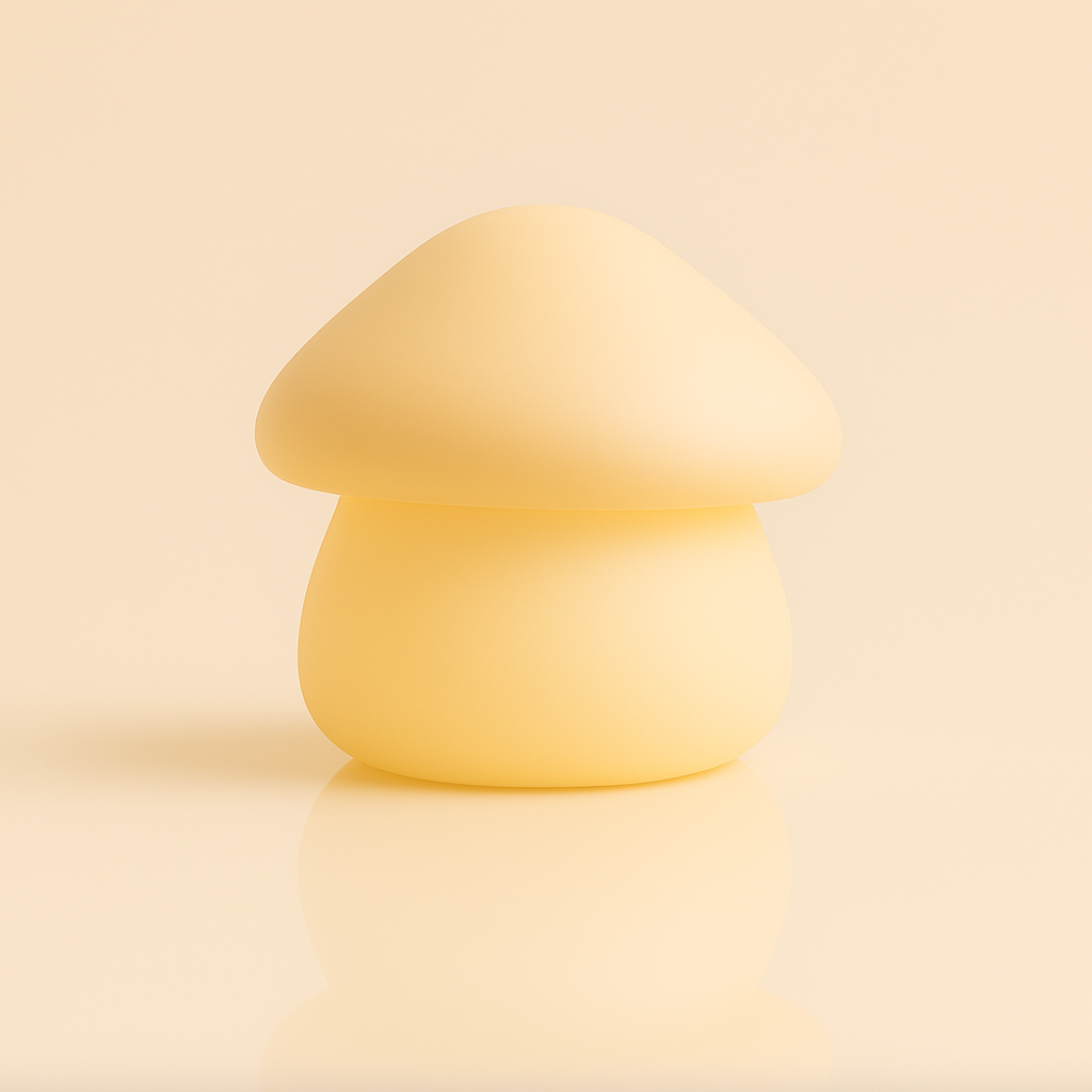 Skorter | Paddie Mushroom Night Light – Soft Silicone Lamp for Kids