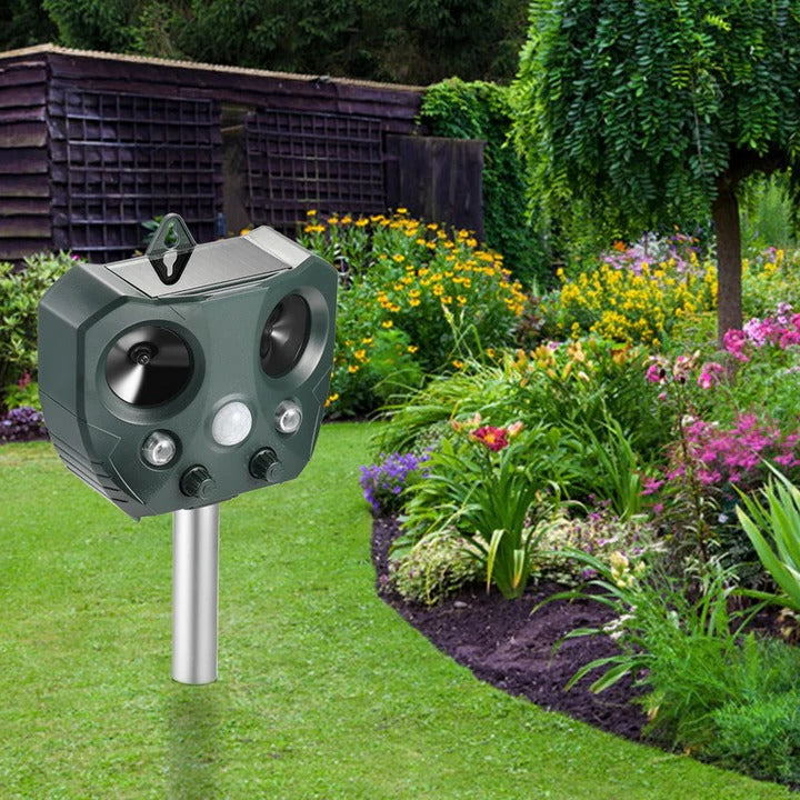 Skorter | Solar Ultrasonic Animal Repeller For Gardens