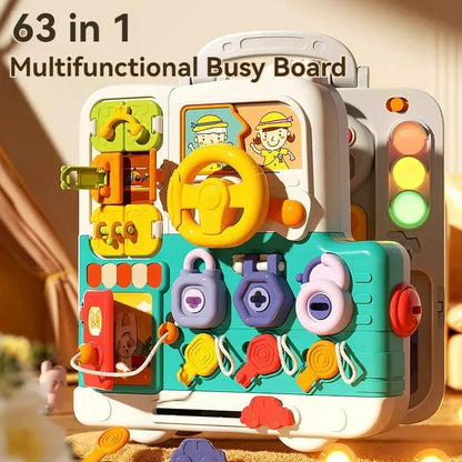 Skorter | CurioBoard – Interactive Educational Busy Board | for Kids Ages 3+