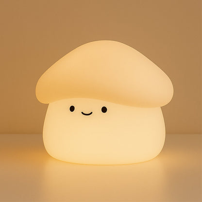 Skorter | Paddie Mushroom Night Light – Soft Silicone Lamp for Kids