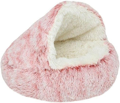 Skorter | Cozy Cave Pet Bed | Calming & Comfortable Dog Bed for Deep Relaxation