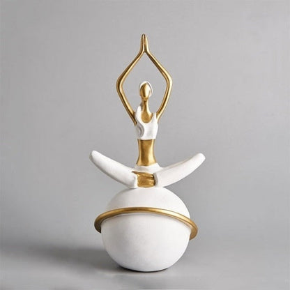 Skorter | Yoga Lady Figurine Sculpture