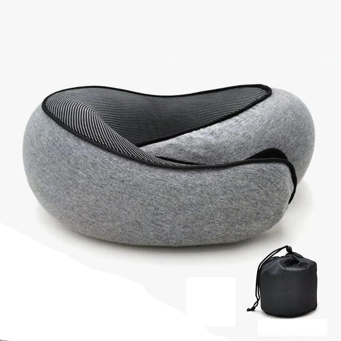 Skorter | Snail Style Memory Foam, Travel Curved Neck Pillow