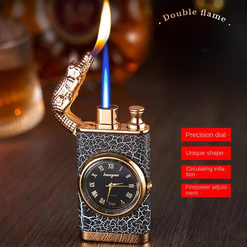 ( 1+1 FREE) CrocoFlame: The Dual-Fire Lighter