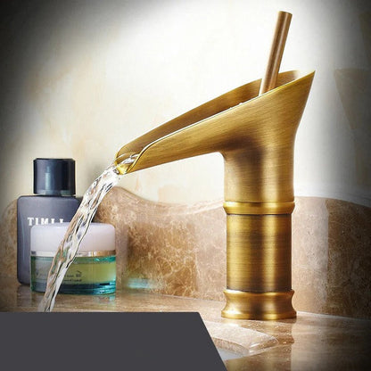 Skorter | Antique-Style Waterfall Bathroom Faucet