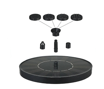 Skorter | Solar Bird Bath Fountain – Relaxing Garden Water Feature with Soothing Sounds