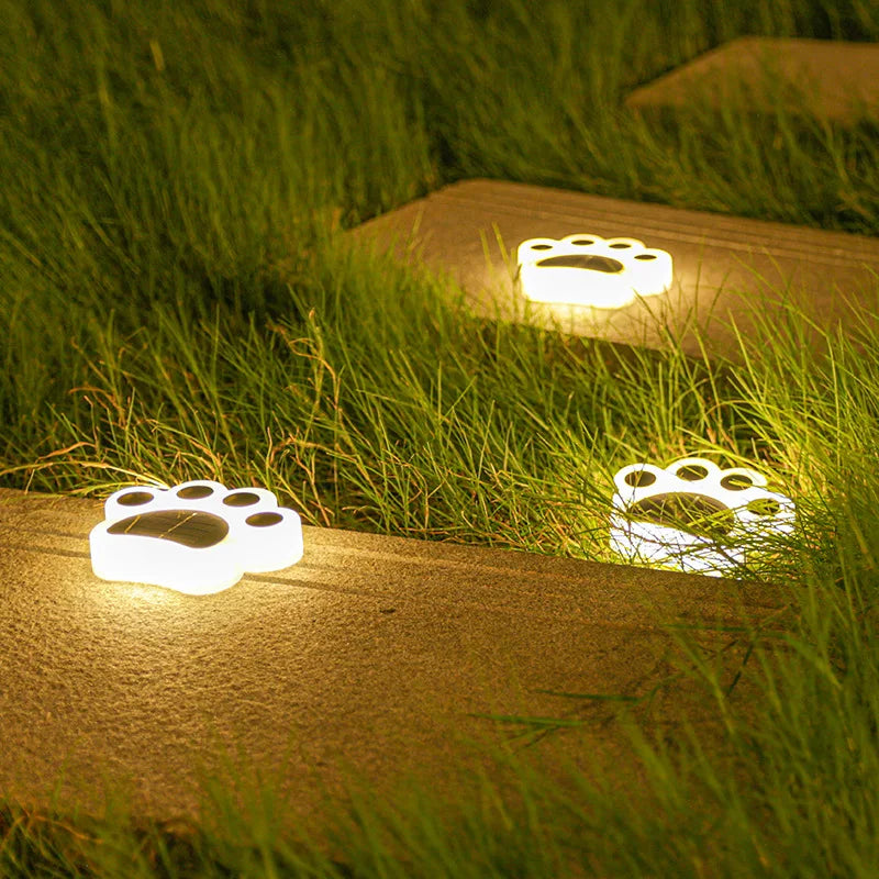 Skorter | Wireless Solar Paw Print Garden Lights - PawsGlow