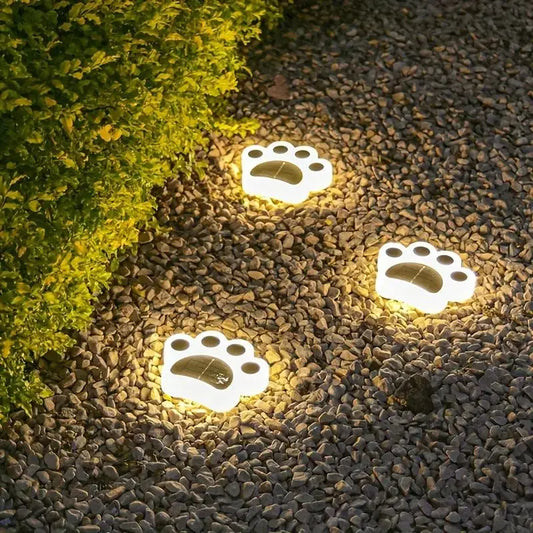 Skorter | Wireless Solar Paw Print Garden Lights - PawsGlow