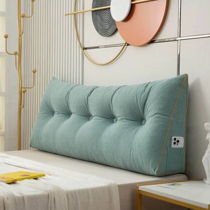 Skorter | Ergonomic Wedge Pillow | Back & Neck Support with Removable Cover for Bed & Sofa Relaxation