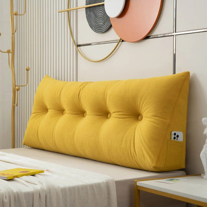 Skorter | Ergonomic Wedge Pillow | Back & Neck Support with Removable Cover for Bed & Sofa Relaxation