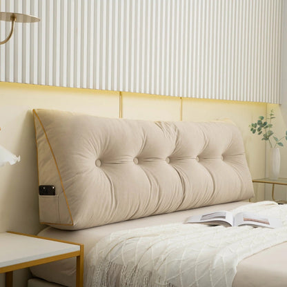 Skorter | Ergonomic Wedge Pillow | Back & Neck Support with Removable Cover for Bed & Sofa Relaxation