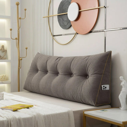 Skorter | Ergonomic Wedge Pillow | Back & Neck Support with Removable Cover for Bed & Sofa Relaxation