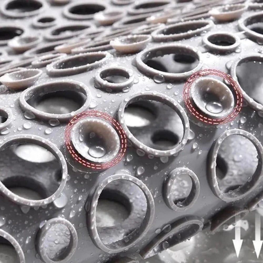 Skorter | AquaGuard Non-Slip Shower Mat – Hygienic Bath Mat with Suction Cups and Quick-Drying Design