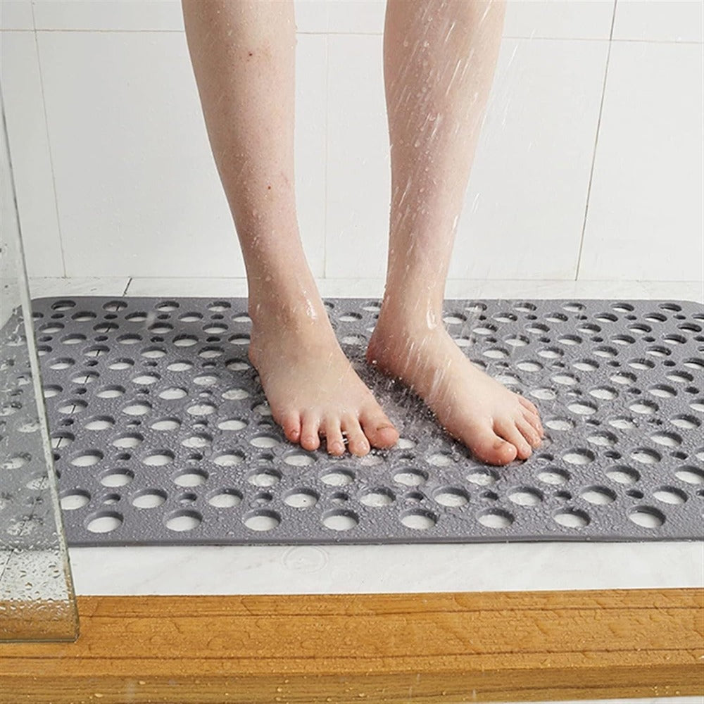 Skorter | AquaGuard | Non-Slip Shower Mat with Anti-Skid Grip & Quick Drainage
