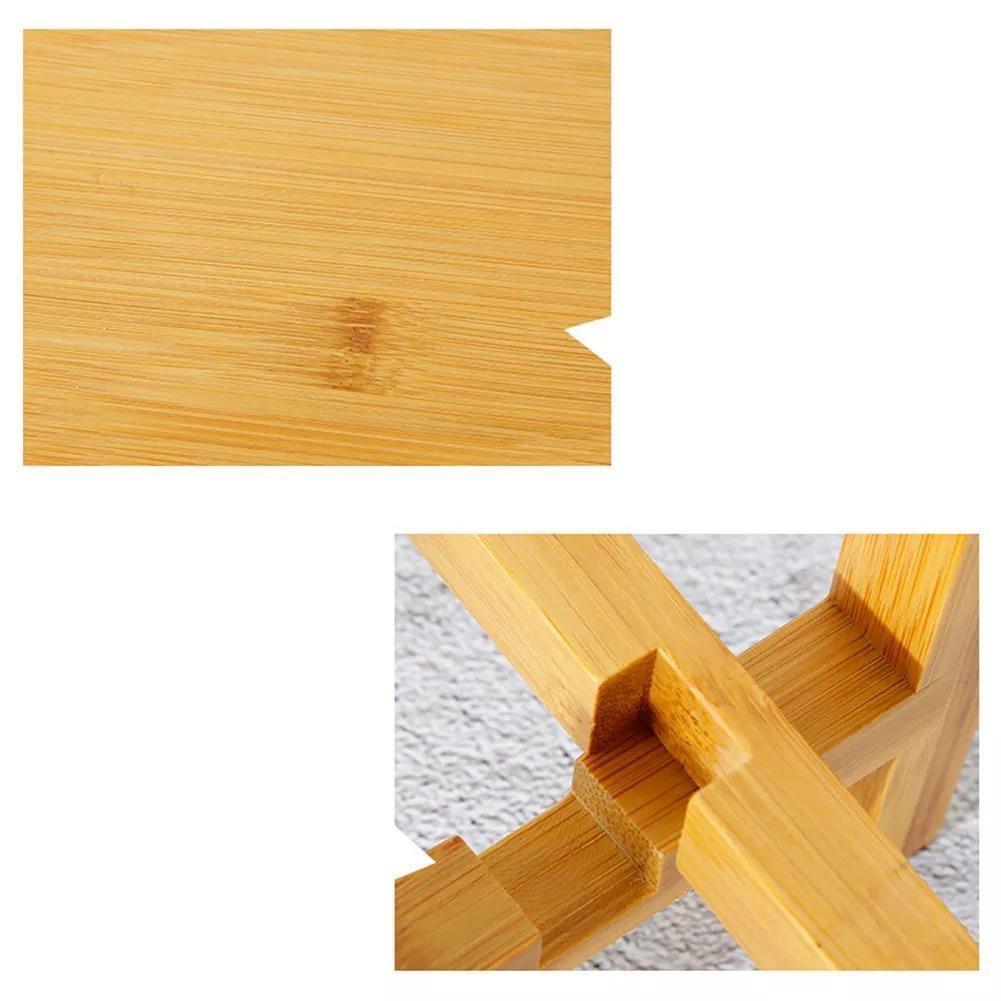 Skorter | BambooElevate Plant Stand made of bamboo wood | Adjustable & Stable | Perfect for indoors