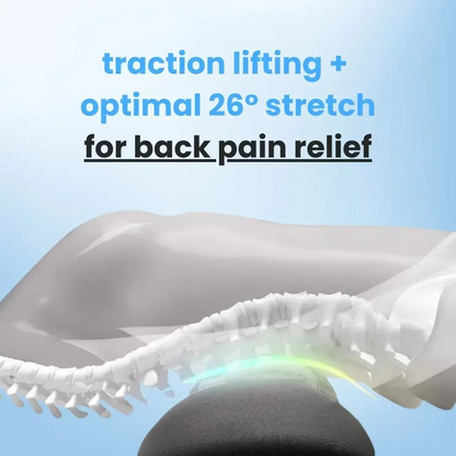 Skorter | Back Pain Massager with Heat & Vibration, Spinal Support for Sciatica Relief, Lower Back Pain & Posture Correction – 3-in-1 Home Therapy