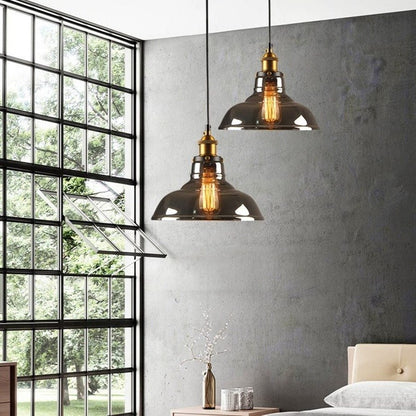 Skorter | GlassHaven – Elegant Industrial Pendant Lamp