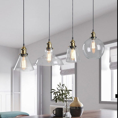 Skorter | GlassHaven – Elegant Industrial Pendant Lamp