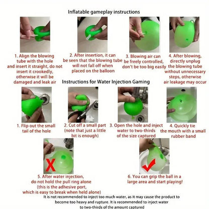 Skorter | Inflatable Ball Bubbles Water Filled Transparent Bubble Ball TPR Inflatable Ball