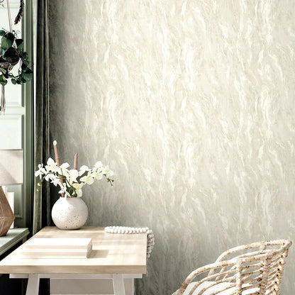 Skorter | Inglot Cream Marbled Patterned Textured Wallpaper
