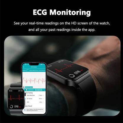 Skorter | All-in-One Health Monitoring Smartwatch with ECG & Blood Glucose Tracker