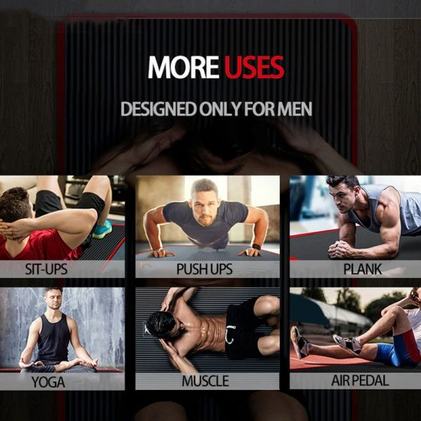 Skorter | Fitness mat men's high-density exercise yoga non-slip mat for gym at home