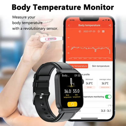 Skorter | All-in-One Health Monitoring Smartwatch with ECG & Blood Glucose Tracker
