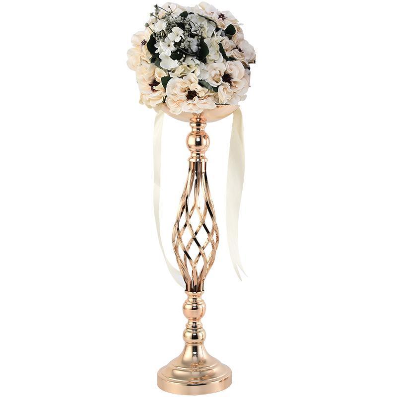 Skorter | 2-piece Metal Gold Candle Holder Table Decoration