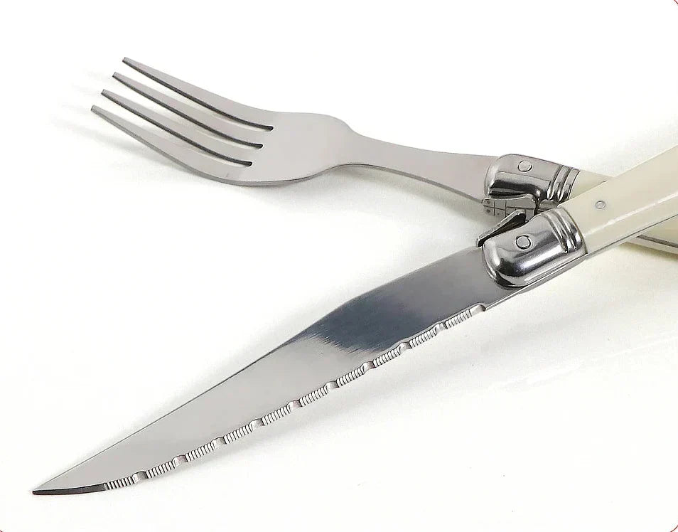 Skorter | IvoryElegance – Luxury Laguiole Cutlery Set with Timeless Style