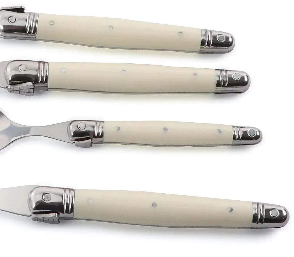 Skorter | IvoryElegance – Luxury Laguiole Cutlery Set with Timeless Style