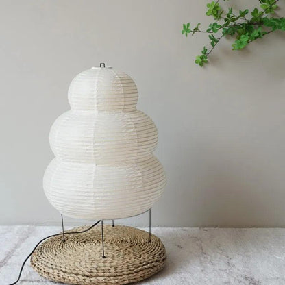 Skorter | Japanese Snowman Table Lamp | Paper