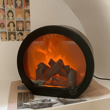 Skorter | LED Night Light Fireplace Atmospheric Lamp
