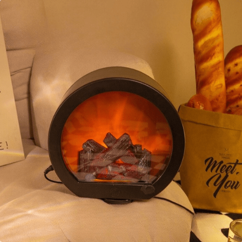 Skorter | LED Night Light Fireplace Atmospheric Lamp